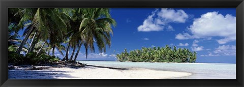 Framed Tuamotu Islands, French Polynesia Print