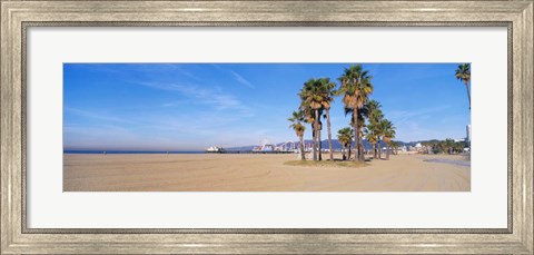 Framed Santa Monica Beach, CA Print