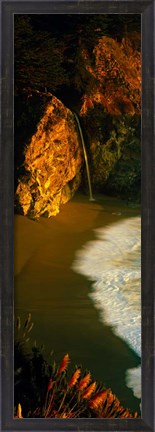 Framed McWay Falls, Julia Pfeiffer Burns State Park, Monterey County, California Print