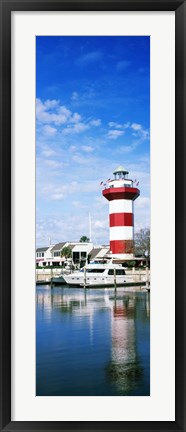 Framed Harbour Town Lighthouse, Hilton Head Island, South Carolina Print