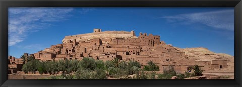 Framed Ksar Ait Benhaddou along the Ounila River, Souss-Massa-Draa, Morocco Print