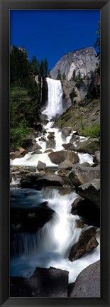 Framed Yosemite Park, Vernal Falls, California Print