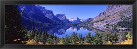 Framed Glacier National Park, MT Print