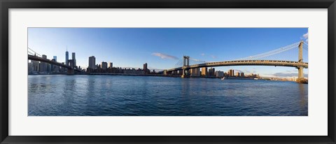 Framed New York Skyline from Brooklyn Print