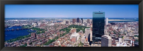 Framed Boston Buildings Print