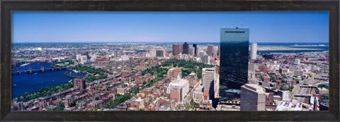 Framed Boston Buildings Print