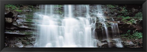 Framed Pennsylvania, Ganoga Falls Print