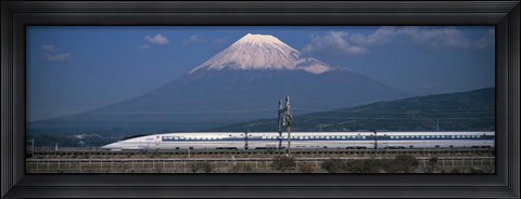 Framed Bullet Train, Japan Print