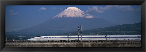 Framed Bullet Train, Japan Print