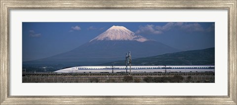 Framed Bullet Train, Japan Print