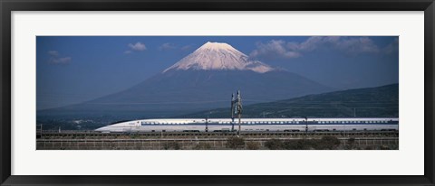 Framed Bullet Train, Japan Print