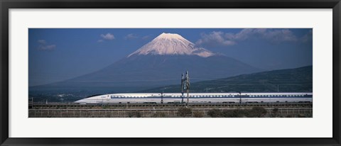 Framed Bullet Train, Japan Print