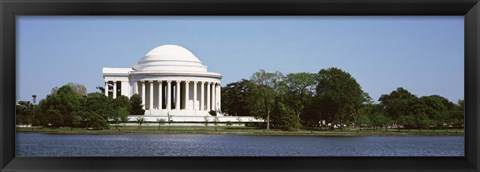 Framed Jefferson Memorial, Washington DC (pano) Print