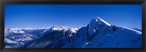 Framed Mount MacKenzie, British Columbia, Canada Print