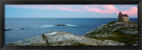 Framed Rose Blanche Lighthouse , Canada Print