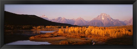 Framed Oxbow Bend Grand Teton National Park, WY Print