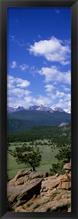 Framed Rocky Mt National Park, CO Print