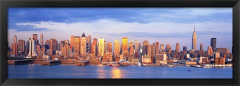 Framed Sunrise in New York, NY Print