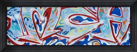 Framed Street Graffiti Print