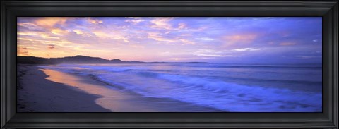 Framed Costa Rica Beach at Sunrise Print
