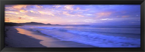 Framed Costa Rica Beach at Sunrise Print