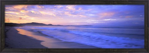 Framed Costa Rica Beach at Sunrise Print