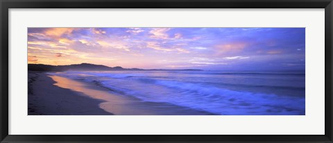 Framed Costa Rica Beach at Sunrise Print