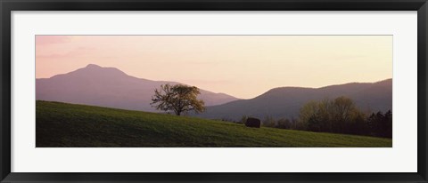 Framed Camels Hump, Waterbury, VT Print