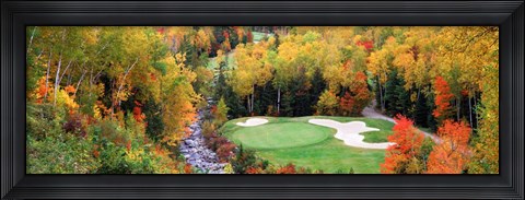 Framed New England Golf Course Print