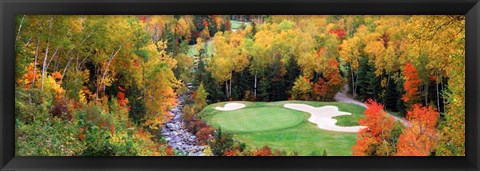 Framed New England Golf Course Print