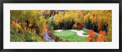 Framed New England Golf Course Print