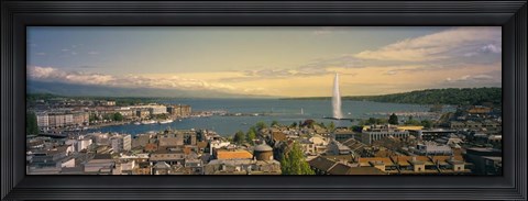 Framed Lake Geneva, Switzerland Print