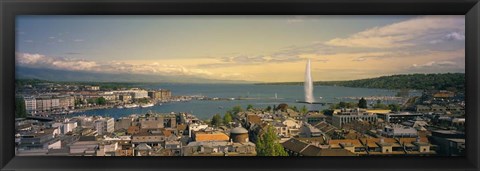 Framed Lake Geneva, Switzerland Print