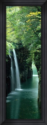 Framed Waterfall in Miyazaki, Japan Print