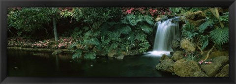 Framed Waterfall in Maui, Hawai Print