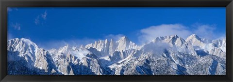 Framed Mount Whitney, California Print