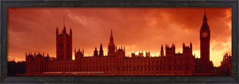 Framed Houses of Parliament, London, England Print