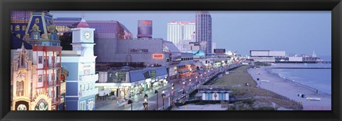 Framed Atlantic City, New Jersey Print