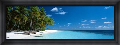 Framed Beach Maldives Print