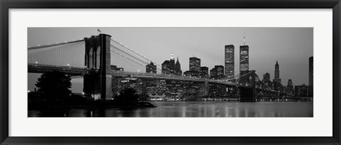 Framed Brooklyn Bridge, Manhattan, NYC Print