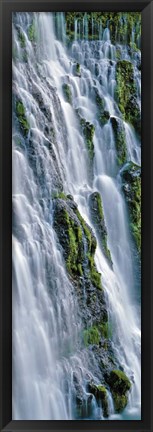 Framed Burney Falls, McArthur-Burney Falls Memorial State Park, California Print