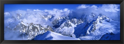 Framed Aiguille du Plan Alps, France Print