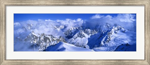 Framed Aiguille du Plan Alps, France Print