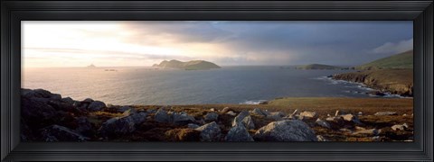 Framed Blasket Islands Co, Kerry, Ireland Print
