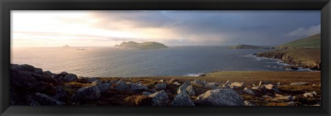 Framed Blasket Islands Co, Kerry, Ireland Print