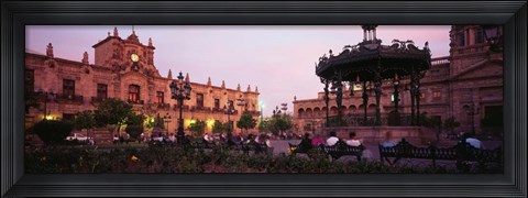 Framed Plaza De Armas, Guadalajara, Mexico Print
