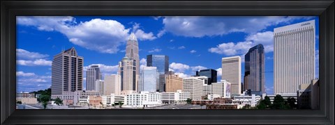 Framed Charlotte, North Carolina Print