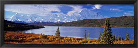 Framed McKinley River, Denali National Park, AK Print