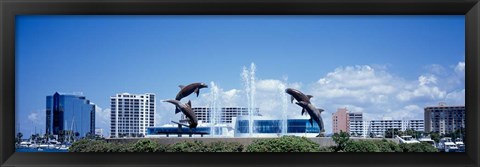 Framed Island Park, Sarasota, Florida Print