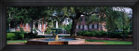 Framed Columbia Square Historic District, Savannah, GA Print